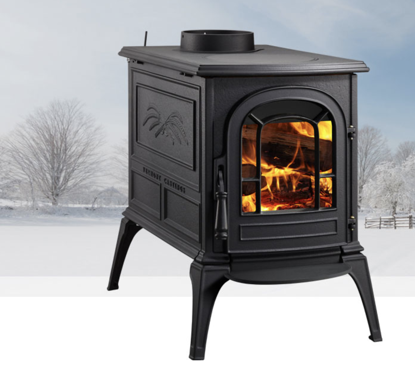 Vermont Castings Aspen classic black Croydon Fireplaces
